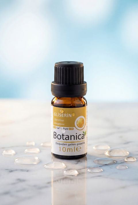 Botanica Gliserin Yağı, amber cam şişe