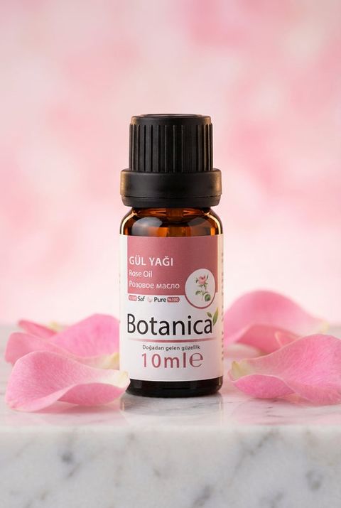 Botanica Gül Yağı, amber cam şişe