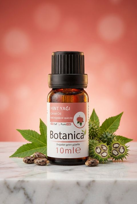 Botanica Hint Yağı, amber cam şişe