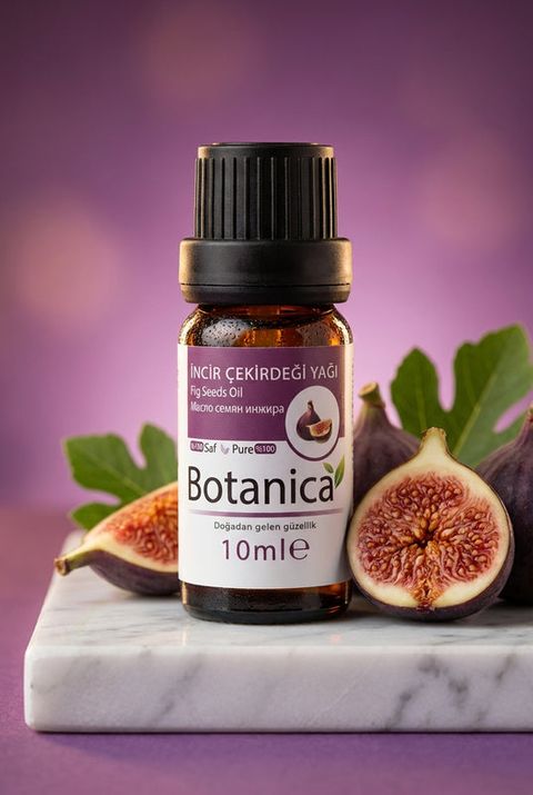 Botanica İncir Çekirdeği Yağı, amber cam şişe