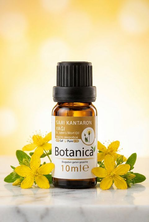 Botanica Kantaron Yağı, amber cam şişe
