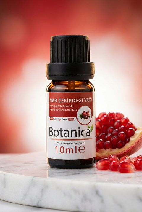 Botanica Nar Çekirdeği Yağı, amber cam şişe