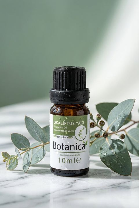 Botanica Okaliptus Yağı, amber cam şişe