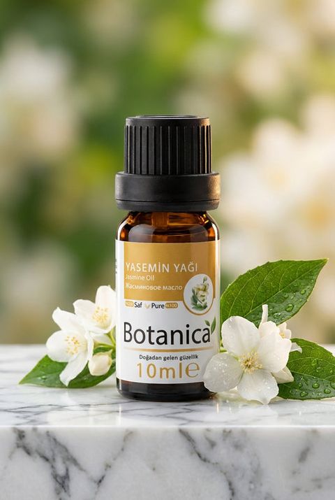 Botanica Yasemin Yağı, amber cam şişe