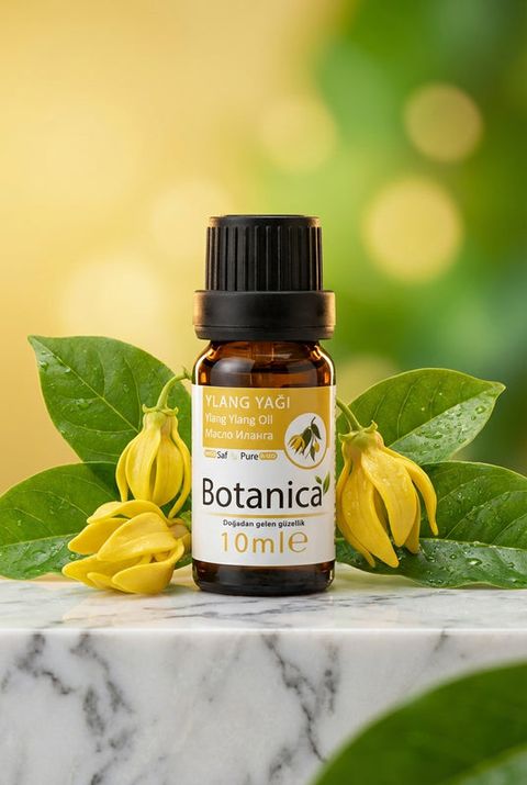 Botanica Ylang Ylang Yağı, amber cam şişe